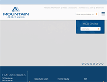 Tablet Screenshot of mountaincu.org